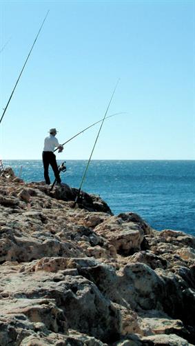 Fishing the Cliffs, Steep Point, WA.